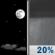 Sunday Night: Mostly Clear then Slight Chance Rain Showers