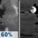 Tonight: Showers and thunderstorms likely before 11pm. Mostly cloudy, with a low around 54. North wind around 7 mph. Chance of precipitation is 60%. New rainfall amounts between a tenth and quarter of an inch possible. Tonight: Showers And Thunderstorms Likely then Mostly Cloudy