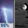 Tonight: Showers and thunderstorms before 11pm. Mostly cloudy, with a low around 42. West wind 8 to 13 mph, with gusts as high as 25 mph. Chance of precipitation is 90%. New rainfall amounts between a tenth and quarter of an inch possible. Tonight: Showers And Thunderstorms then Mostly Cloudy